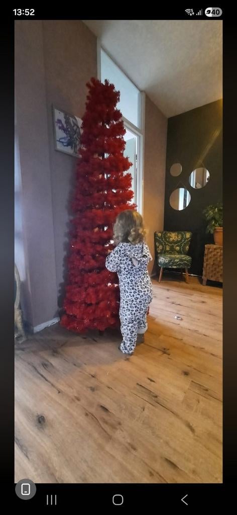 Grote rode kerstboom, Diversen, Ophalen