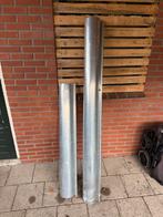 Rest stukken zinken mastgoot, Ophalen of Verzenden, Gebruikt