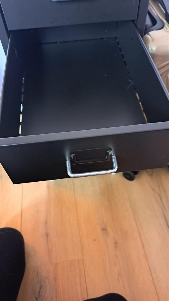 IKEA LADEKAST HELMER ZWART - Zo goed als nieuw, Ophalen, Minder dan 50 cm, 5 laden of meer, Zo goed als nieuw