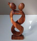 Abstract Houten Beeld, "De Verstengeling, Oneindigde Liefde", Houtsnijwerk, Azië, Abstract, 50 - 100 cm
