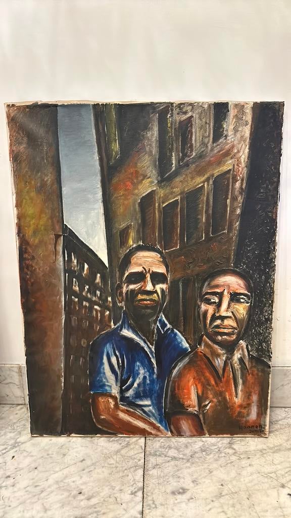 Schilderij op doek, Ophalen