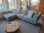 Grijze gemêleerde hoekbank op pootjes, links, 290x180cm, Huis en Inrichting, Banken | Bankstellen, Ophalen, 250 tot 300 cm, Gebruikt