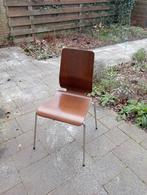 5 Ikea vintage Gilbert eetkamerstoelen., Huis en Inrichting, Stoelen, Ophalen, Gebruikt, Bruin, Vintage