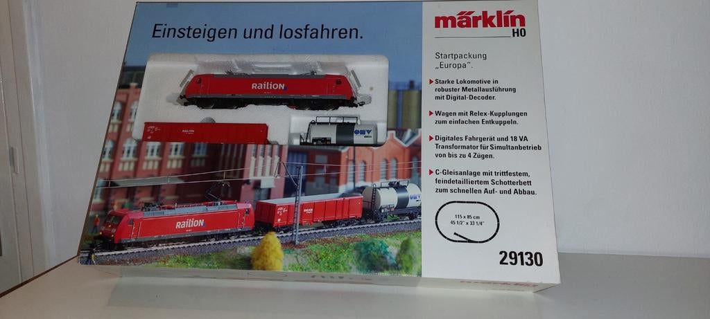 Märklin Digitale Startset 29130, Hobby en Vrije tijd, Modeltreinen | H0, Wisselstroom, Treinset, Ophalen of Verzenden, Zo goed als nieuw