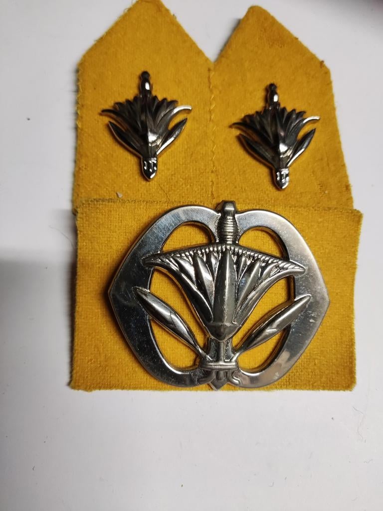 Setje Militaire Administratie geel, Ophalen of Verzenden