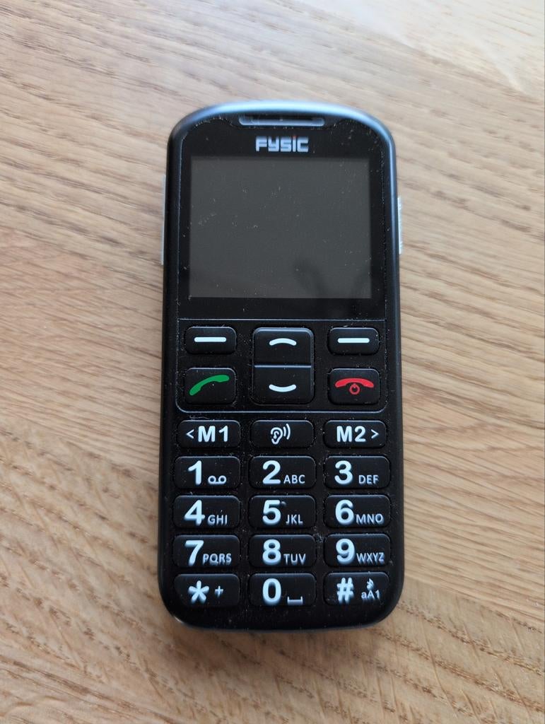 Fysic seniorentelefoon met oplaadstation, Geen camera, Ophalen of Verzenden, Zo goed als nieuw, Klassiek of Candybar