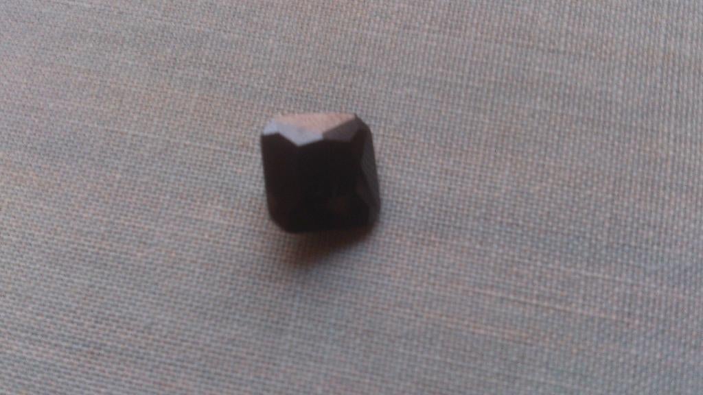 Zwart melano steentje voor de square ring, Overige materialen, Zwart, Nieuw, Ophalen of Verzenden