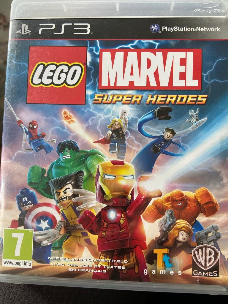 LEGO Marvel Super Heroes PS3 - Actie en Avontuur, Spelcomputers en Games, Games | Sony PlayStation 3, Avontuur en Actie, Gebruikt