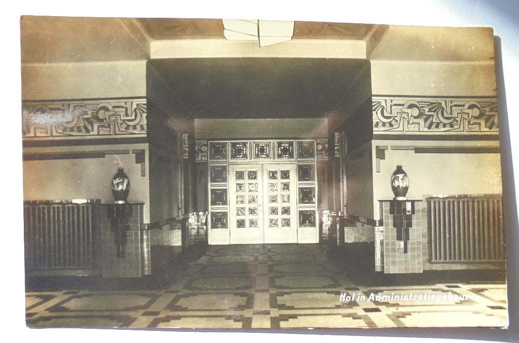 Noordwijkerhout, Hal administratie op landgoed Sancta Maria., Ophalen of Verzenden, 1920 tot 1940, Ongelopen, Noord-Holland