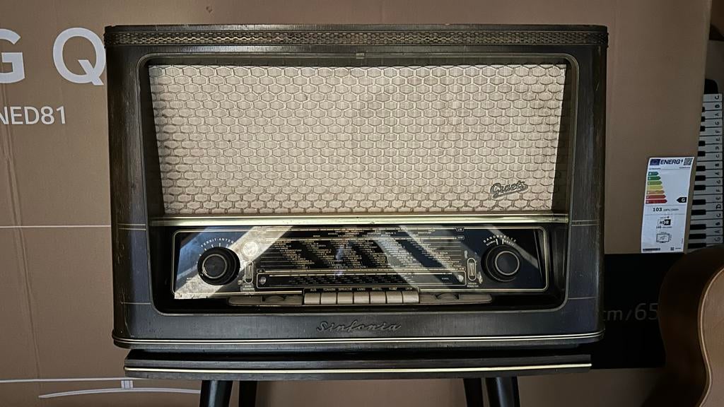 Radio Sinfonia Greats - Vintage buizenradio, Ophalen of Verzenden, Gebruikt, Radio