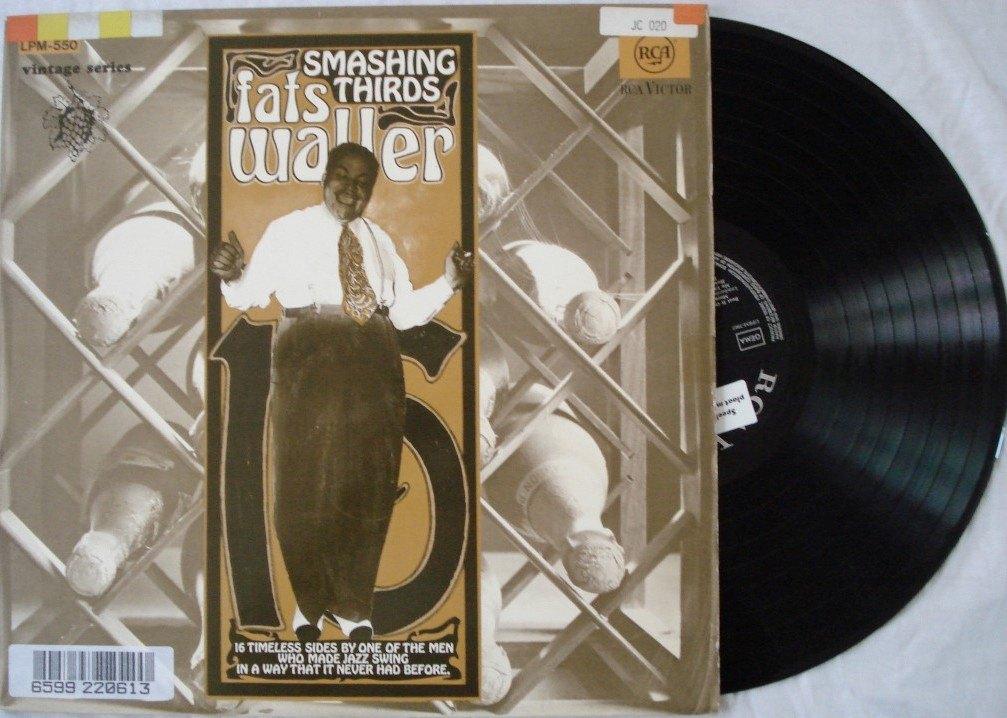 Fats Waller - Smashing thirds, Cd's en Dvd's, Vinyl | Jazz en Blues, 1960 tot 1980, Gebruikt, Ophalen of Verzenden, 12 inch