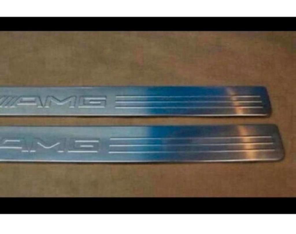 OE Chrome MERCEDES-Benz W204 C63 AMG instaplijsten deurstrip, Ophalen of Verzenden, H, H, H