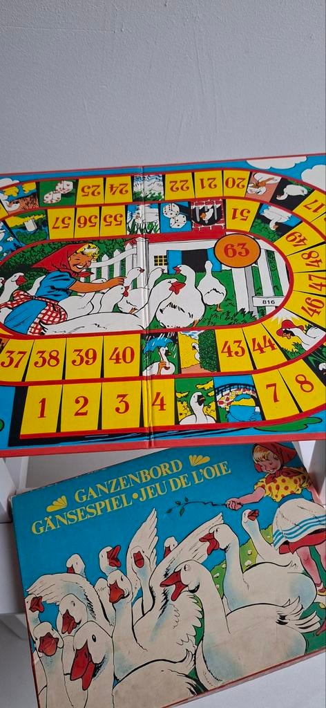 Vintage Papita Ganzenbord (1960), Ophalen of Verzenden