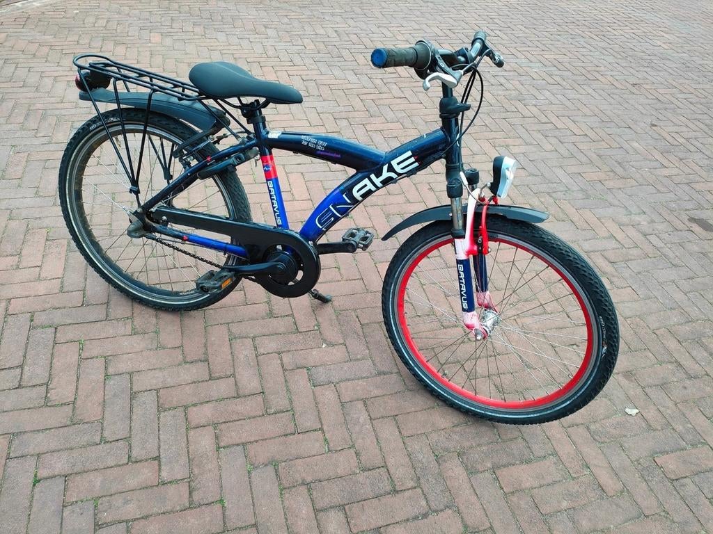 Batavus snake fiets 24 inch met 3 speed, Fietsen en Brommers, 24 inch, Versnellingen, Ophalen of Verzenden, Batavus Snake fiets