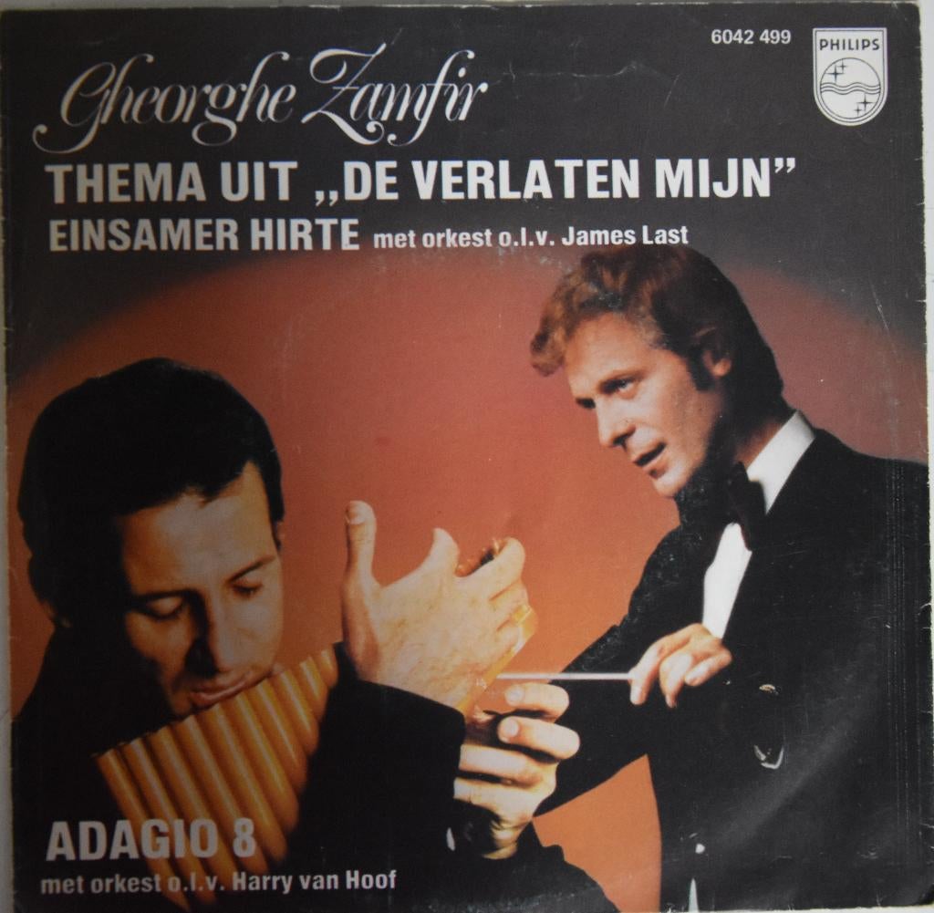 vinyl single Gheorghe Zamfir De verlaten mijn. Harry v. Hoof, 7 inch, Ophalen of Verzenden, Zo goed als nieuw, Nederlandstalig
