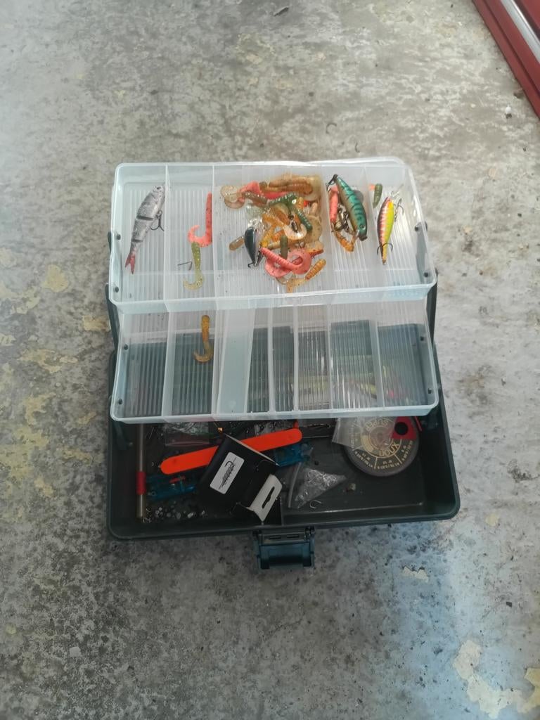 Vis koffer met inhoud, Ophalen