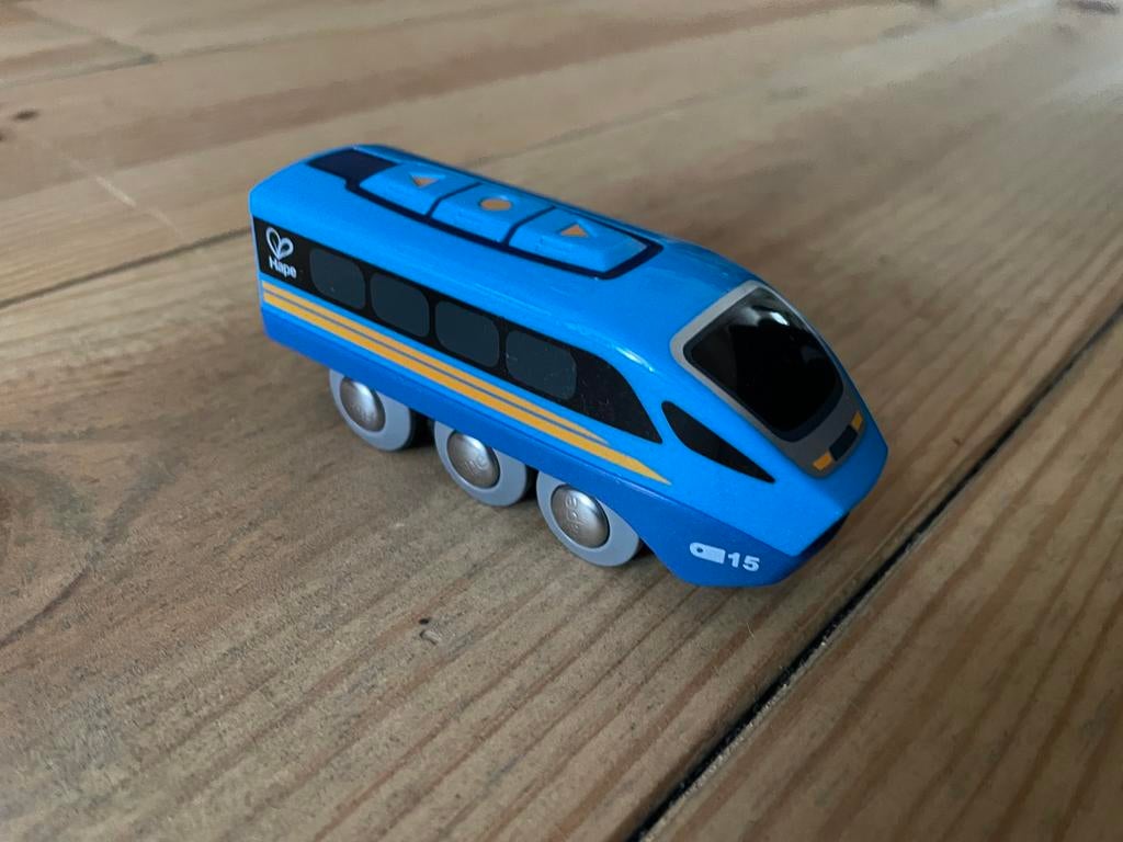 Hape Locomotief op afstandsbediening, Ophalen of Verzenden, Zo goed als nieuw