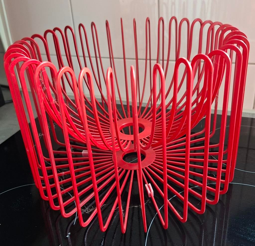 Vintage rode draadmand ikea . EHLEN JOHANSSON, Ophalen of Verzenden