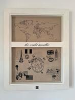 Prikbord reis herinneringen van Riviera Maison, Ophalen, Hout, Wit, Landelijk