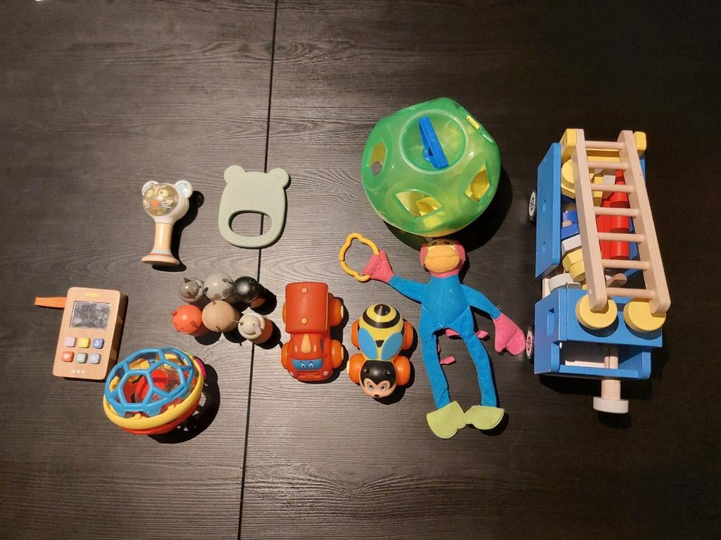 Gratis set baby- en peuterspeelgoed, Ophalen, Gebruikt, Overige typen, Met wieltjes