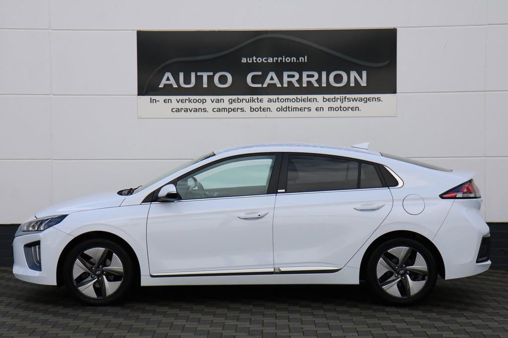 Hyundai IONIQ 1.6 GDi HEV Premium Carplay Camera Zeer Luxe !, Auto's, Hyundai, Stof, Gebruikt, Wit, Bedrijf