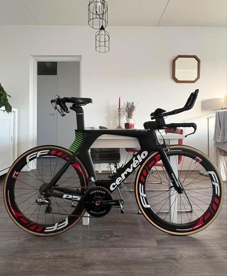 Cervélo P5 Tijdritfiets, Fietsen en Brommers, Fietsen | Racefietsen, Zo goed als nieuw, Heren, Overige merken, Meer dan 20 versnellingen