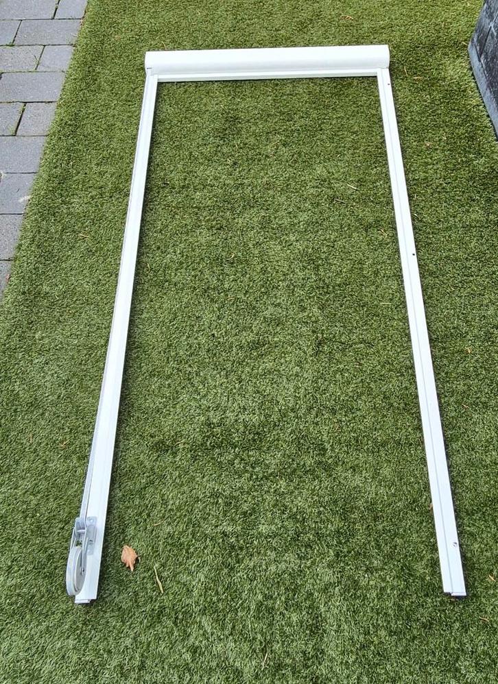 Screen zonwering grijs, Tuin en Terras, Zonneschermen, Zo goed als nieuw, Screen, 150 tot 300 cm, Minder dan 250 cm, Ophalen