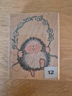 Penny Black Egels nr 12, Hobby en Vrije tijd, Stempelen, Ophalen of Verzenden, Gebruikt, Houten stempel