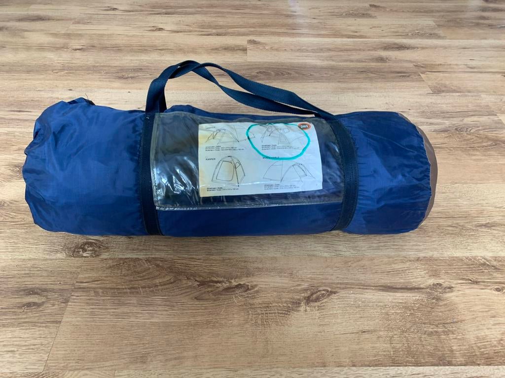 Ruime DWS Monza tent - Ideaal voor kampeerders, Caravans en Kamperen, Ophalen of Verzenden, Gebruikt, Tot en met 3