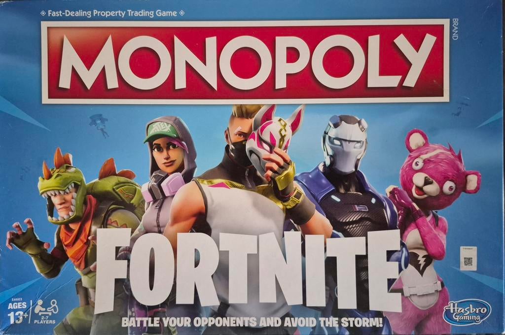 Monopoly Fortnite Editie - Strategisch Bordspel, Vijf spelers of meer, Ophalen of Verzenden, Gebruikt, Hasbro Gaming