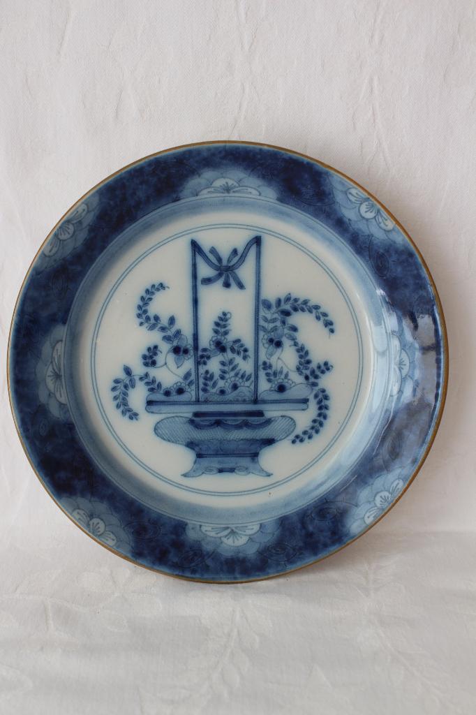 Antiek Makkum Tichelaar chinoiserie bord 1930-1940, Ophalen of Verzenden