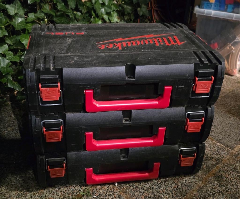 Milwaukee FUEL M18 Gereedschapskoffer (3 stuks), Ophalen