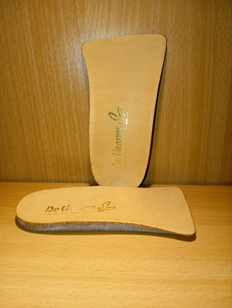 Nieuwe voet comfort zooltjes maat 33/34 met leren bekleding, Jongen of Meisje, Overige typen, Nieuw, Diverse merken