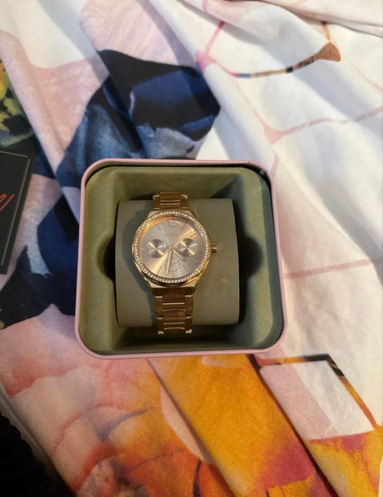 Fossil Dames Horloge Roségoud - Nieuw met Extra Schakels, Sieraden, Tassen en Uiterlijk, Horloges | Dames, Nieuw, Polshorloge