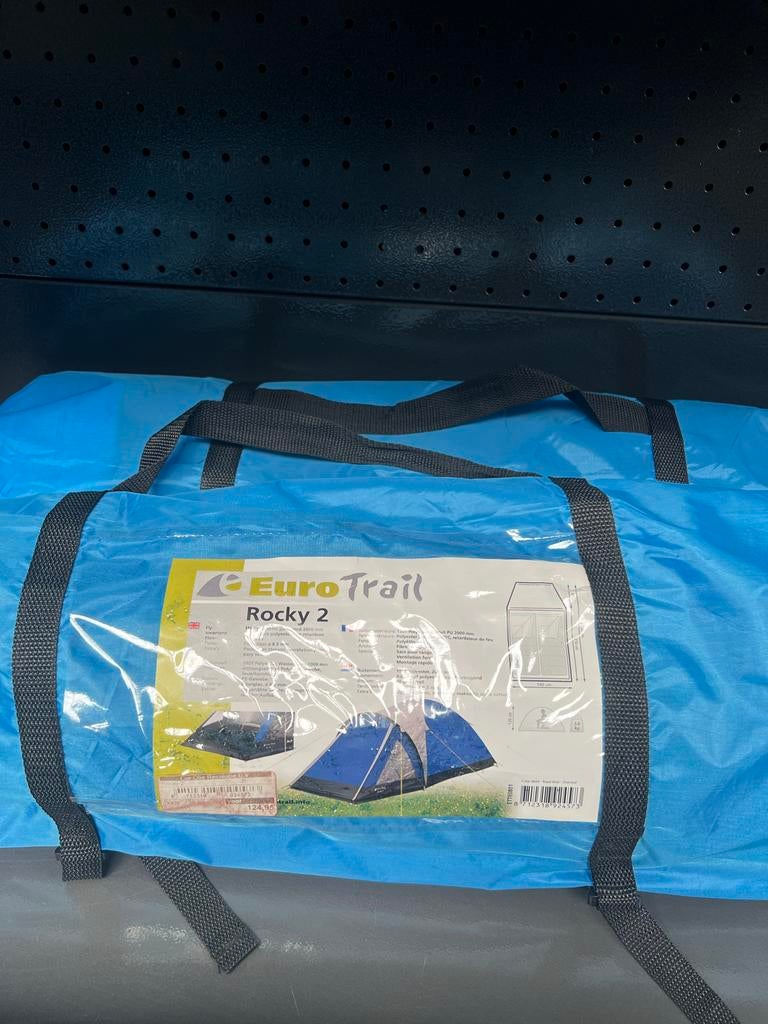Eurotrail Rocky 2 tent, Caravans en Kamperen, Ophalen, Nieuw, Tot en met 2