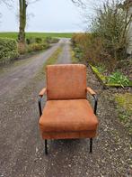 Fauteuil, Huis en Inrichting, Fauteuils, Ophalen, Leer, 75 tot 100 cm, Zo goed als nieuw