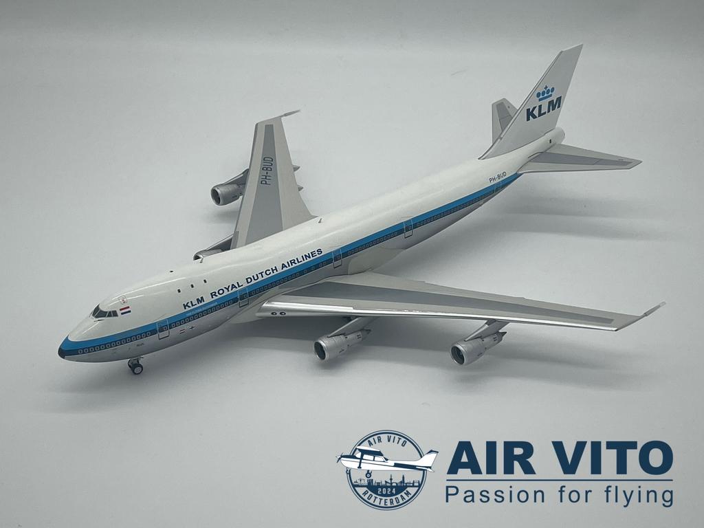 KLM Boeing 747 PH-BUD inflight200 diecast schaalmodel 1:200, Schaalmodel, Ophalen of Verzenden, Zo goed als nieuw, Orders@airvito.com