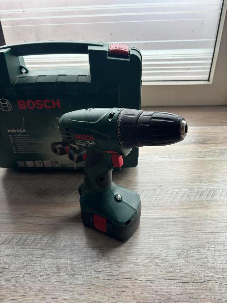 Bosch PSR 14.4 Accuboormachine, Doe-het-zelf en Verbouw, Gereedschap | Boormachines, Gebruikt, Boor- en Schroefmachine, Minder dan 400 watt