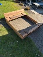 Houten zandbak, Ophalen, Gebruikt