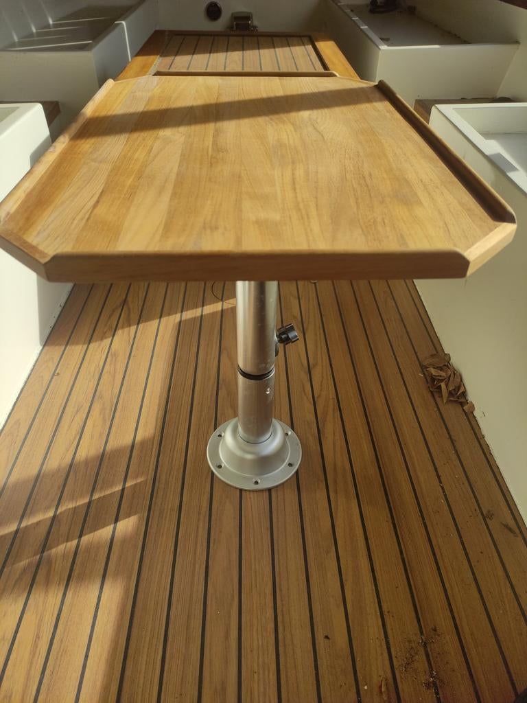 Tafel met telescopisch verstelbare poot, Ophalen of Verzenden, Zeilboot of Motorboot
