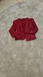 Damesjas maat 36 - 38 M Rood Leer van ZARA, Ophalen of Verzenden, Zo goed als nieuw, Maat 36 (S), Rood