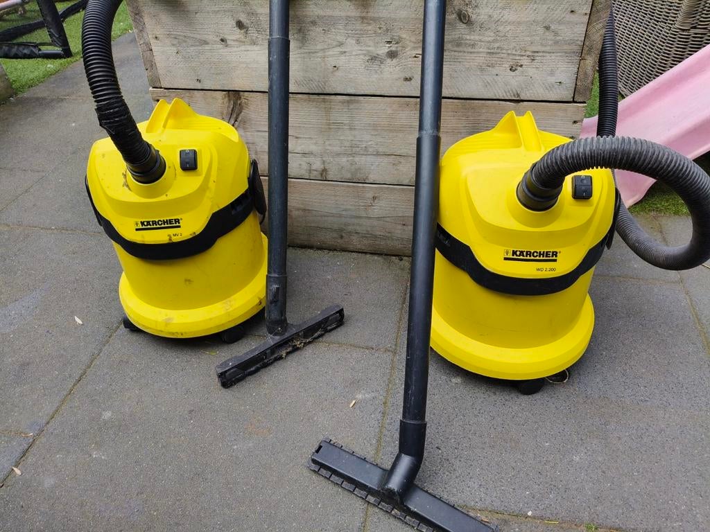 2 Kärcher bouwstof zuigers, Doe-het-zelf en Verbouw, Ophalen, Gebruikt