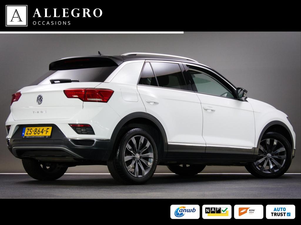 Volkswagen T-Roc 1.0 TSI Style (APPLE CARPLAY / ANDROID AUTO, Voorwielaandrijving, Stof, Gebruikt, Wit