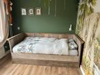 1 persoonsbed van steigerhout, Ophalen, Gebruikt, 90 cm, Eenpersoons