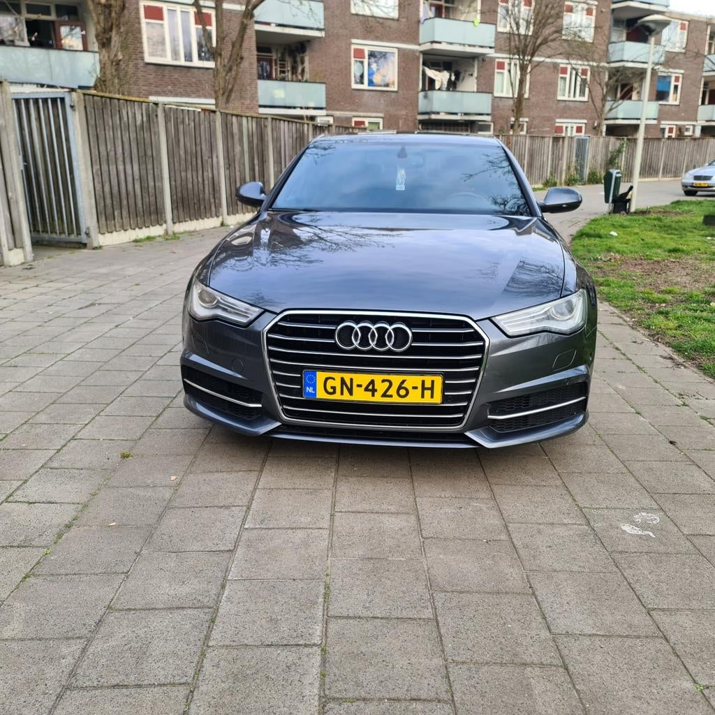 Audi A6 2.0 TDI Ultra  3x sline limousine110KW 2015 Grijs, 1800 kg, 4 cilinders, Origineel Nederlands, 24 km/l