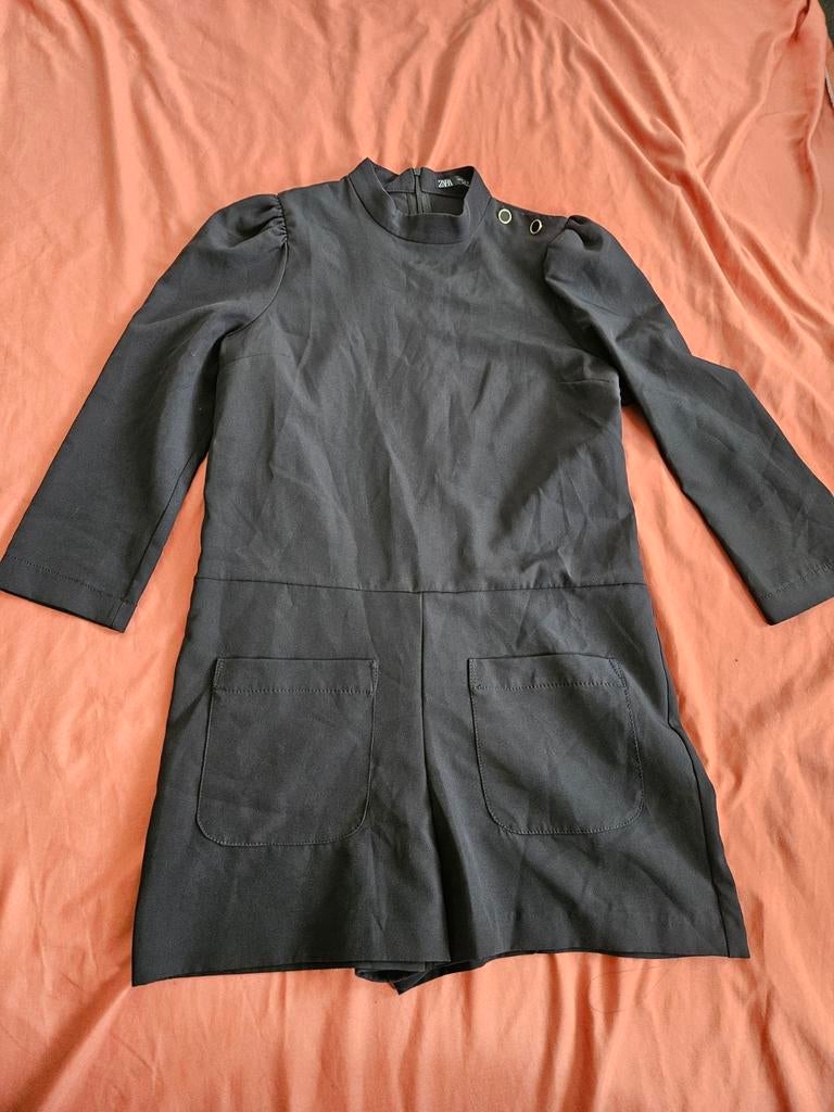 Zwarte Zara jumpsuit maat S, Kleding | Dames, Jumpsuits, Verzenden, Zo goed als nieuw, Maat 36 (S), Zara