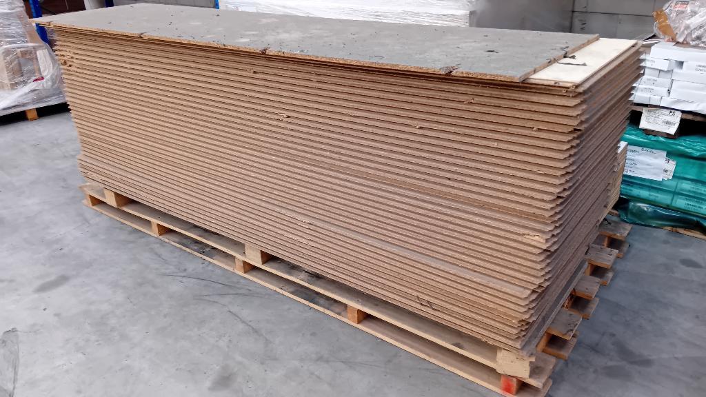 Spaanplaat 600x2400mm veer en groef, Ophalen, Gebruikt, Minder dan 25 mm, Overige typen