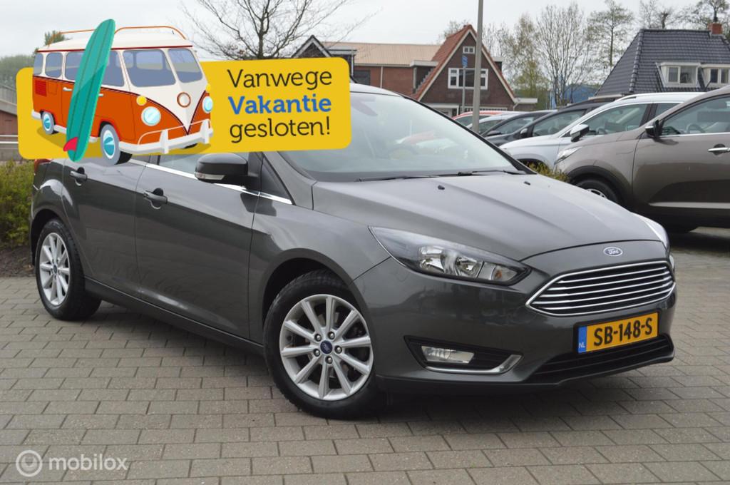 Ford Focus 1.0 125pk Titanium | Apple-Carplay | Navi, Auto's, Ford, Gebruikt, Euro 6, Grijs, Bluetooth