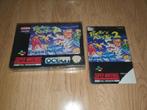 Pocky & Rocky 2 SNES Box + Manual, 1 speler, Verzenden, Gebruikt, Vanaf 3 jaar