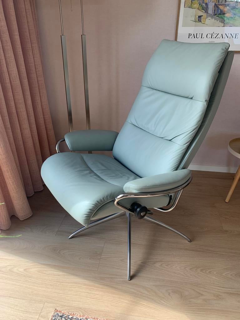 Te koop Stressless relax fauteuil, Ophalen of Verzenden, Zo goed als nieuw, 75 tot 100 cm, 50 tot 75 cm